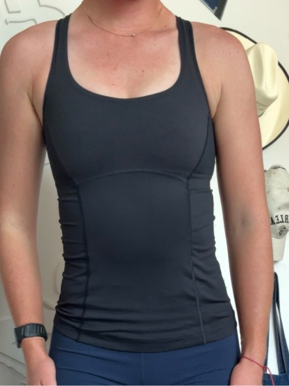 Lululemon Black Racerback Tank Top